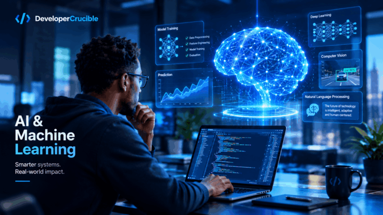 AI and Machine Learning Hologram_DeveloperCrucible